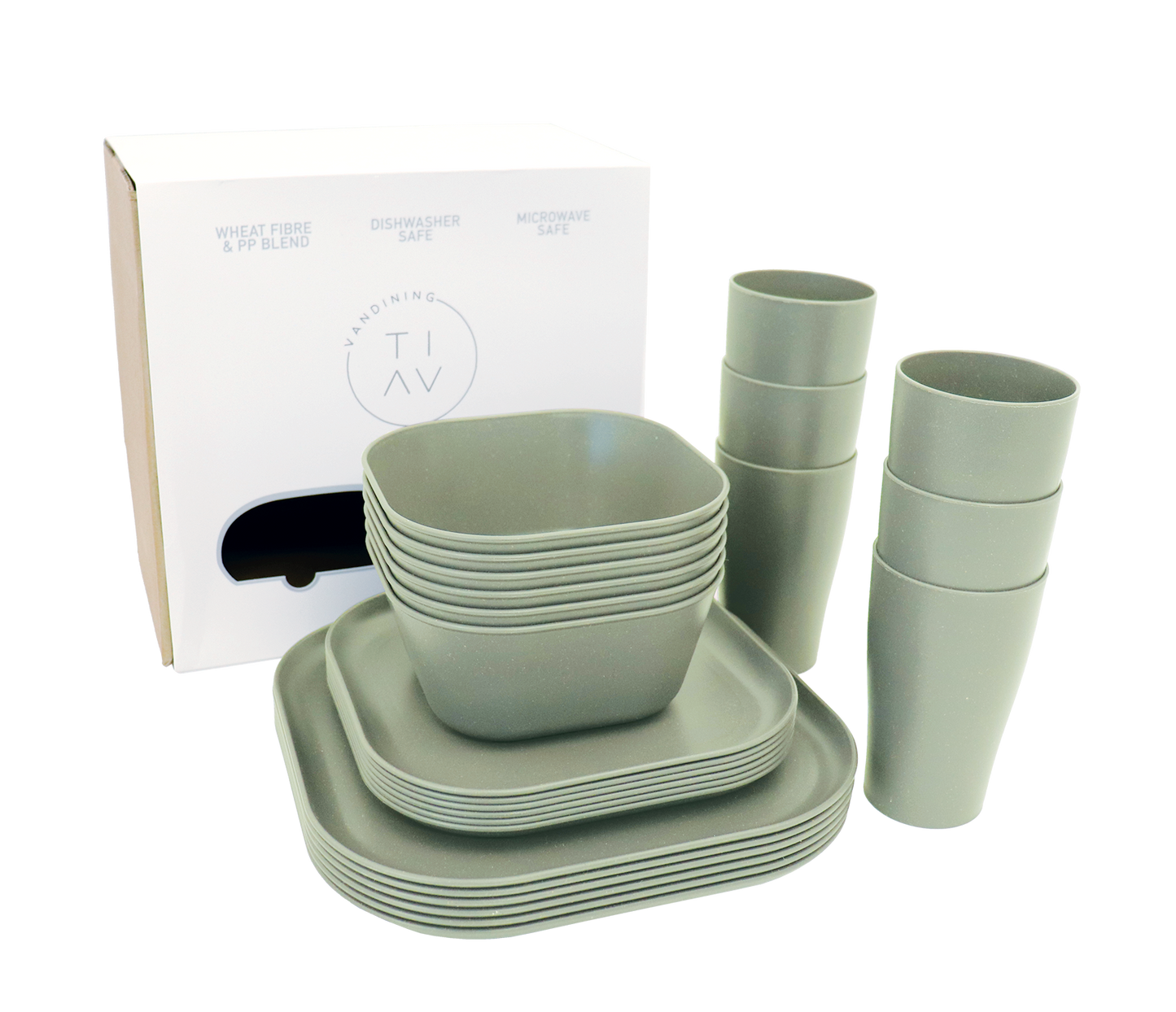VAN DINING dinnerware for your caravan